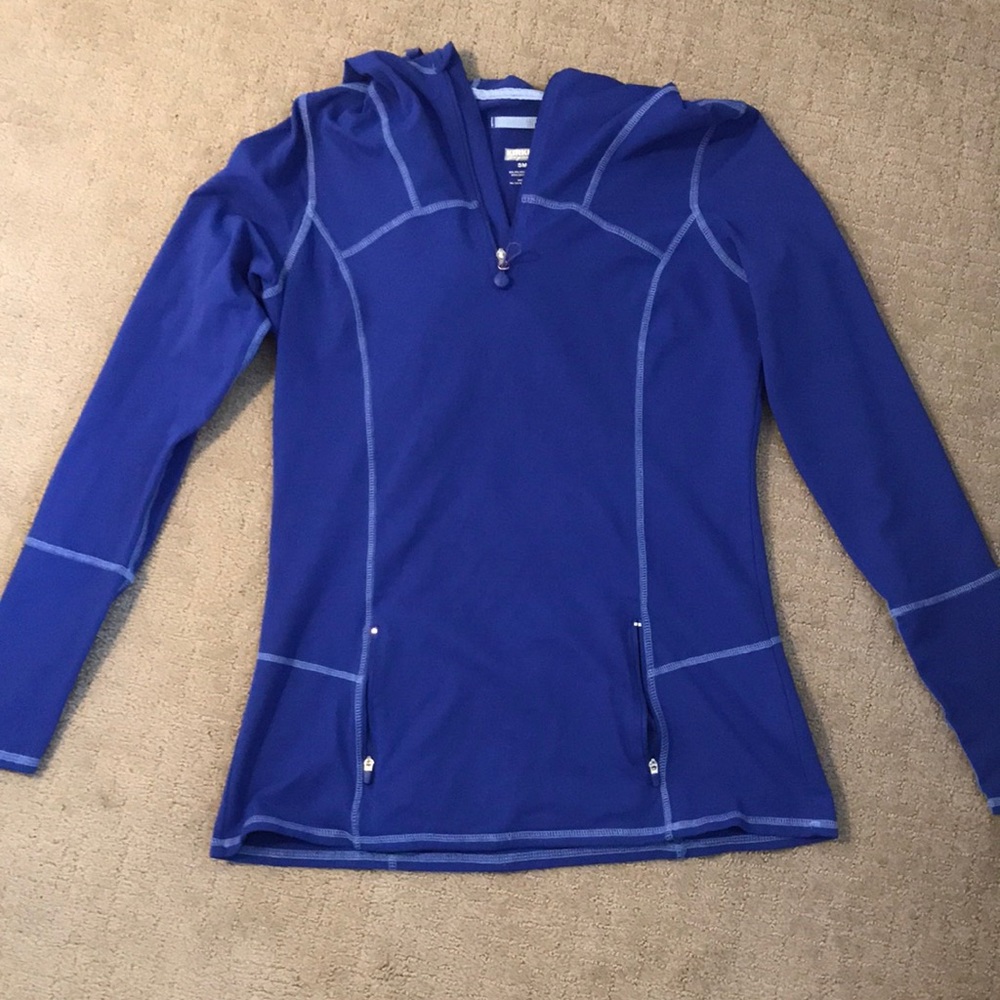 Blue women small Kirkland athletic jacket
